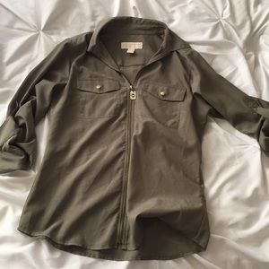 Michael Kors Green Shirt